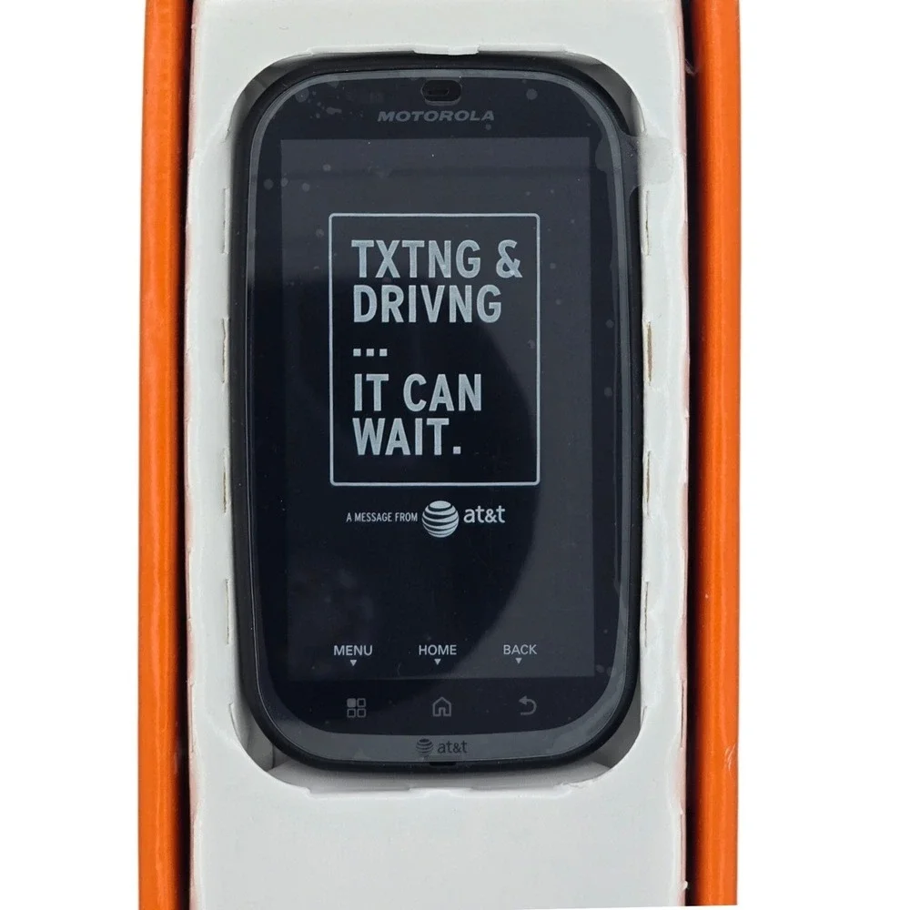 Rare Vintage Motorola Bravo MB520 AT&T Android 2.1 MOTOBLUR New Open Box NOS